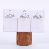 3 Pieces Christmas Tree Hanging Ornaments for Wedding Birthday Window Scenes Round Beads