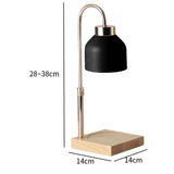 Maxbell Maxbell Candle Warmer Lamp Gifts Ornament US Adaptor for Bedroom Bedside Living Room Black