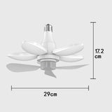 Maxbell Maxbell Socket Fan Light Low Noise 50W Light Bulb Fan for Bedroom Indoor Dining Room