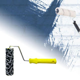 Maxbell Patterned Paint Roller Small 7" Wall Painting Roller for Doors Cupboard Wall