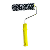 Maxbell Patterned Paint Roller Small 7" Wall Painting Roller for Doors Cupboard Wall