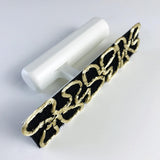 Maxbell Patterned Paint Roller Small 7" Wall Painting Roller for Doors Cupboard Wall