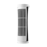 Small Desktop Plug in Fan Night Light USB Desk Fan for Office Living Room Home White