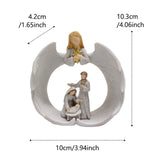 Maxbell Maxbell Angel Statue Figurine Collection Wing Decorative Bedroom Home Decor Ornament