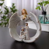 Maxbell Maxbell Angel Statue Figurine Collection Wing Decorative Bedroom Home Decor Ornament
