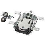 Maxbell Maxbell Mirror Door Roller Assembly Smooth Sliding Door Wheels for Closets Cupboards with upper wheel B