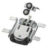 Maxbell Maxbell Mirror Door Roller Assembly Smooth Sliding Door Wheels for Closets Cupboards with upper wheel B