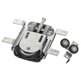 Maxbell Maxbell Mirror Door Roller Assembly Smooth Sliding Door Wheels for Closets Cupboards with upper wheel B