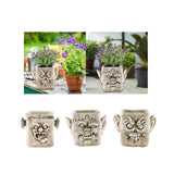 Funny Head Face Statue Flowerpot Plant Pot Polyresin for Decorating Entrance Scientific Freak