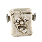 Funny Head Face Statue Flowerpot Plant Pot Polyresin for Decorating Entrance Scientific Freak