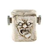Funny Head Face Statue Flowerpot Plant Pot Polyresin for Decorating Entrance Scientific Freak