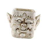 Funny Head Face Statue Flowerpot Plant Pot Polyresin for Decorating Entrance Vampire