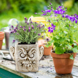 Funny Head Face Statue Flowerpot Plant Pot Polyresin for Decorating Entrance Clown