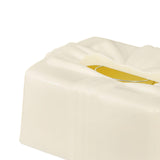 Tissue Box Holder Simple Tissue Box Dispenser for Table Bathroom Night Stand White