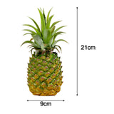 Maxbell Maxbell Artificial Pineapple Figurine Pineapple Ornament for Children Education Home 9cmx21cm