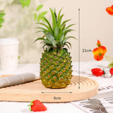 Maxbell Maxbell Artificial Pineapple Figurine Pineapple Ornament for Children Education Home 9cmx21cm