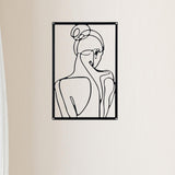 Maxbell Maxbell Metal Wall Art Decor Minimalist Wall Art for Wall Decor Bathroom Living Room Style D