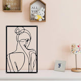 Maxbell Maxbell Metal Wall Art Decor Minimalist Wall Art for Wall Decor Bathroom Living Room Style D