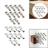 10x Spring Loaded Toggle Latch Toggle Latch Metal Lock for Box Window Bucket without Padlock Hole