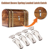 10x Spring Loaded Toggle Latch Toggle Latch Metal Lock for Box Window Bucket without Padlock Hole