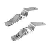 Maxbell 6x 90 Degree Buckle Hook Lock Bolt Hasp Latch Lock Bolt for Cabinet Door Box A