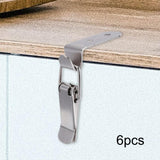 Maxbell 6x 90 Degree Buckle Hook Lock Bolt Hasp Latch Lock Bolt for Cabinet Door Box A