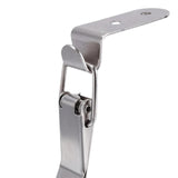 Maxbell 6x 90 Degree Buckle Hook Lock Bolt Hasp Latch Lock Bolt for Cabinet Door Box A
