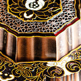 Maxbell Maxbell Incense Holder Lotus Incense Burner Plate for Tea House Meditation Farmhouse Black
