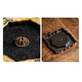 Maxbell Maxbell Incense Holder Lotus Incense Burner Plate for Tea House Meditation Farmhouse Black