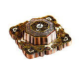 Maxbell Maxbell Incense Holder Lotus Incense Burner Plate for Tea House Meditation Farmhouse Black