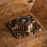 Maxbell Maxbell Incense Holder Lotus Incense Burner Plate for Tea House Meditation Farmhouse Black