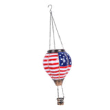 Maxbell Maxbell Hot Air Balloon Solar Lantern Decorative Outdoor Lamp for Porch Lawn Holiday Straight Lines