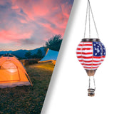Maxbell Maxbell Hot Air Balloon Solar Lantern Decorative Outdoor Lamp for Porch Lawn Holiday Straight Lines