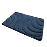 Maxbell Maxbell Bathroom Rug Soft Modern Non Slip Entryway Rug for Kitchens Porches Bedrooms 40cmx60cm Blue