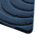 Maxbell Maxbell Bathroom Rug Soft Modern Non Slip Entryway Rug for Kitchens Porches Bedrooms 40cmx60cm Blue