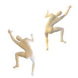 Climber Sculpture Wall Decor Simple Ornament for Apartment Balcony Farmhouse Left