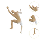 Climber Sculpture Wall Decor Simple Ornament for Apartment Balcony Farmhouse Left