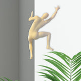 Climber Sculpture Wall Decor Simple Ornament for Apartment Balcony Farmhouse Right