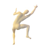 Climber Sculpture Wall Decor Simple Ornament for Apartment Balcony Farmhouse Right