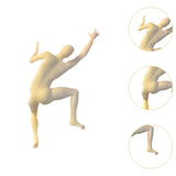 Climber Sculpture Wall Decor Simple Ornament for Apartment Balcony Farmhouse Right