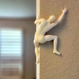Climber Sculpture Wall Decor Simple Ornament for Apartment Balcony Farmhouse Right