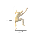 Climber Sculpture Wall Decor Simple Ornament for Apartment Balcony Farmhouse Right