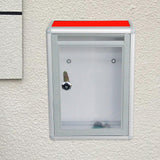 Maxbell Suggestion Box Charity Collection Donation Box for School Voting Bar Contest Front Slot