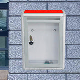 Maxbell Suggestion Box Charity Collection Donation Box for School Voting Bar Contest Front Slot