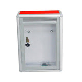 Maxbell Suggestion Box Charity Collection Donation Box for School Voting Bar Contest Front Slot