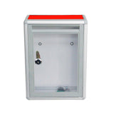 Maxbell Suggestion Box Charity Collection Donation Box for School Voting Bar Contest Front Slot