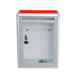 Maxbell Suggestion Box Charity Collection Donation Box for School Voting Bar Contest Front Slot