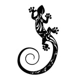 Maxbell 2xMetal Gecko Lizard Wall Decor Hanging Iron Lizard for Living Room Yard
