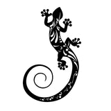 Maxbell 2xMetal Gecko Lizard Wall Decor Hanging Iron Lizard for Living Room Yard