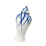 Maxbell Maxbell Blue and White Ginger Jar Chinese Ceramic Vase Flower Arrangement Collection 28cmx28cmx61cm
